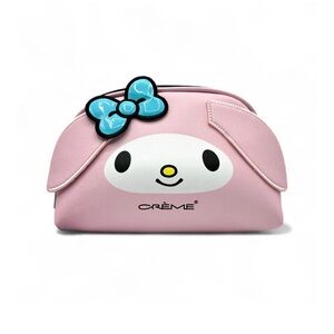 NWT The Crème shop x Hello Kitty My Melody toiletry/makeup bag